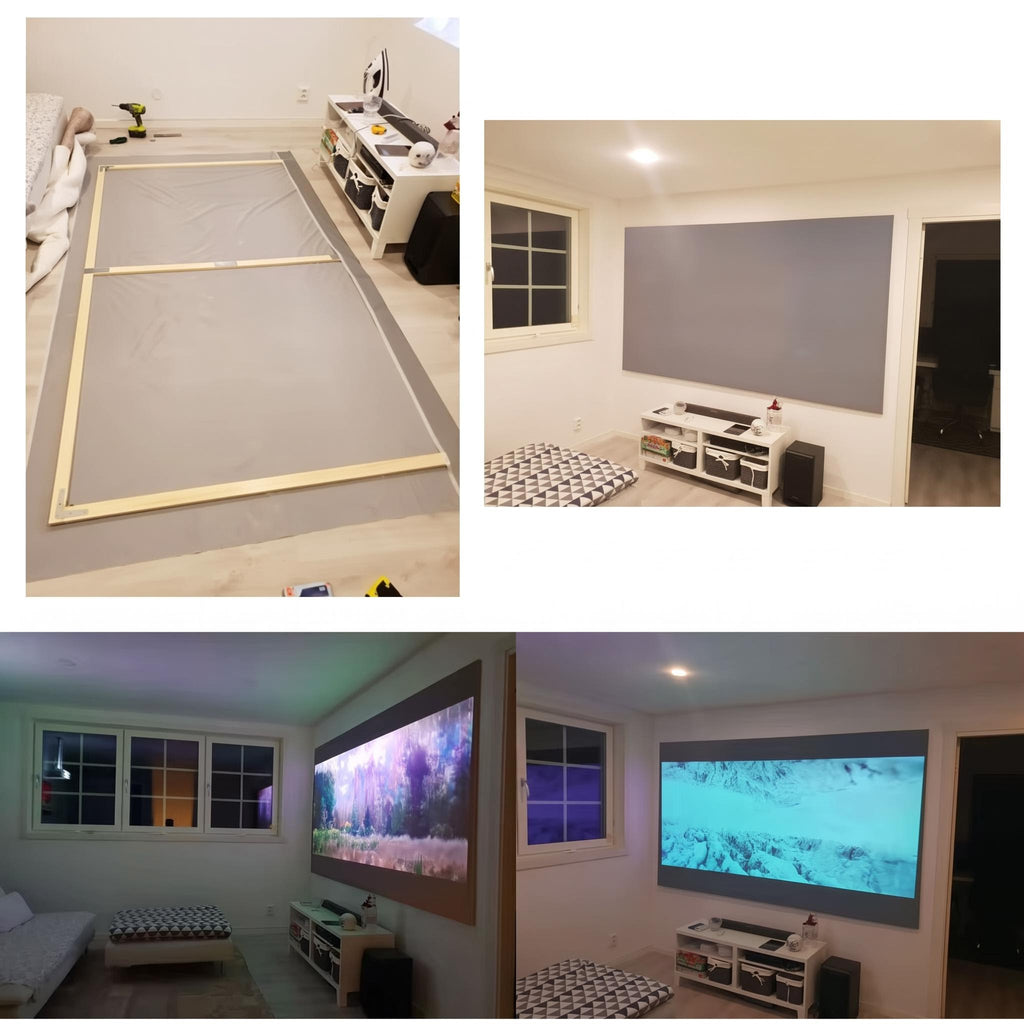 Pantalla de proyector plegable 100"/120"