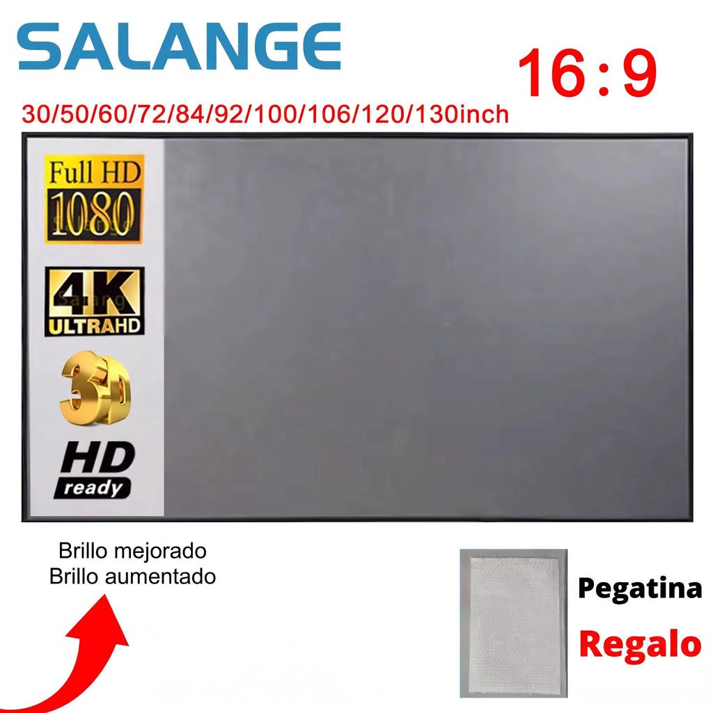 Pantalla de tela 100 pulgadas (versión Estándar)
