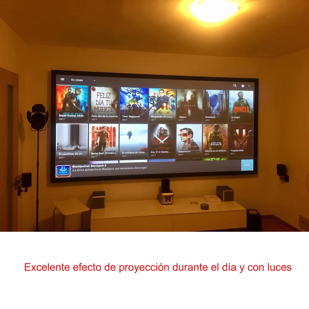 Pantalla de proyector plegable 100"/120"